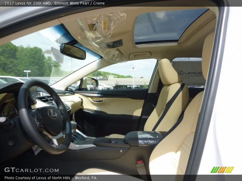 Eminent White Pearl / Creme 2017 Lexus NX 200t AWD
