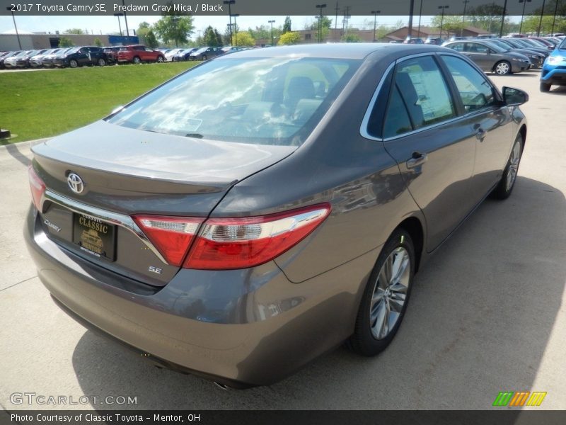 Predawn Gray Mica / Black 2017 Toyota Camry SE