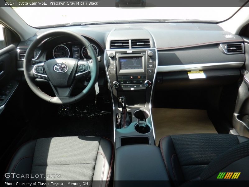 Predawn Gray Mica / Black 2017 Toyota Camry SE