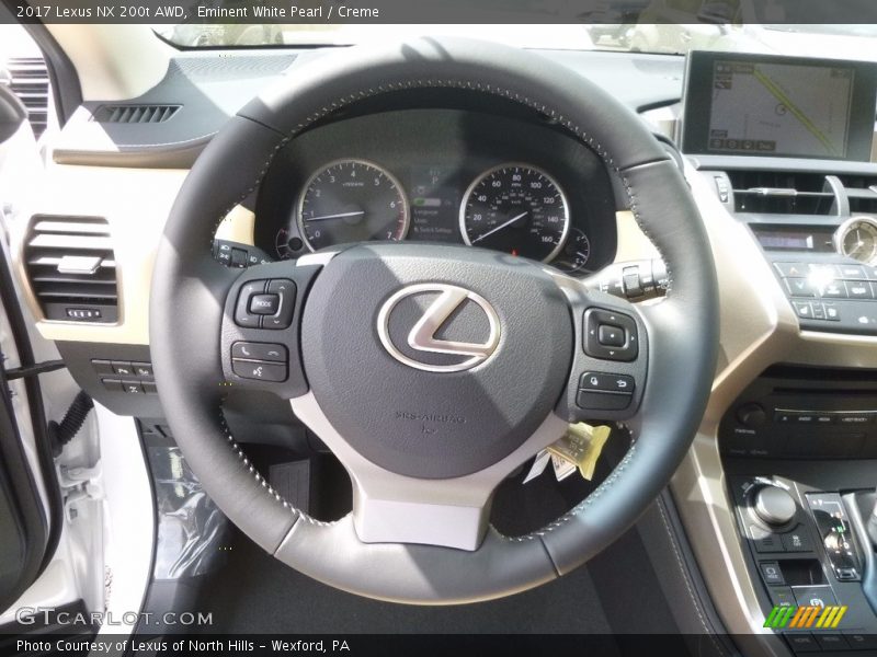 Eminent White Pearl / Creme 2017 Lexus NX 200t AWD
