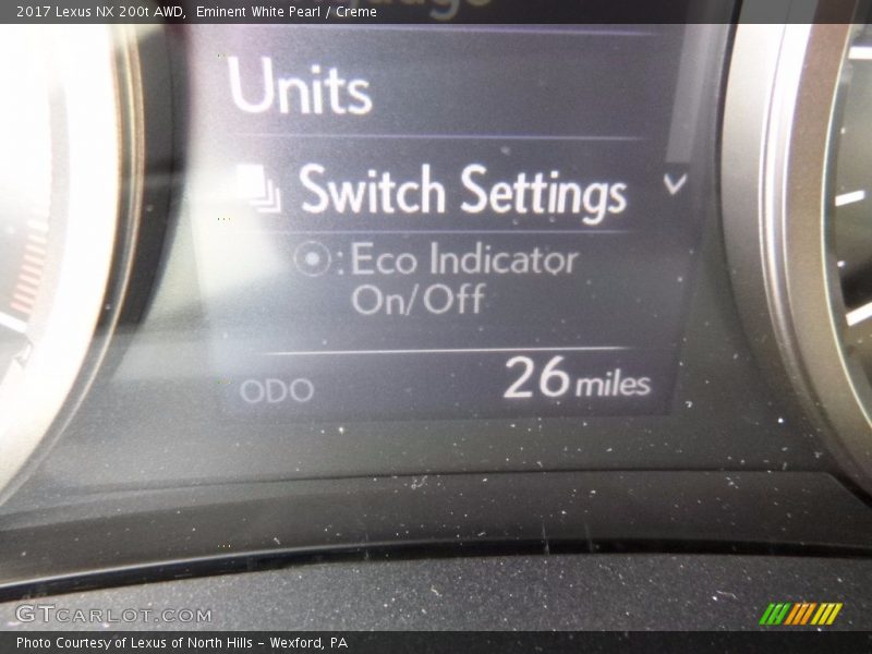 Eminent White Pearl / Creme 2017 Lexus NX 200t AWD