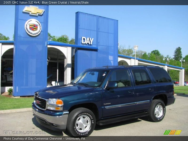Blue Green Crystal / Neutral/Shale 2005 GMC Yukon SLE 4x4