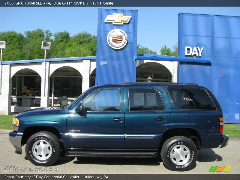 Blue Green Crystal / Neutral/Shale 2005 GMC Yukon SLE 4x4