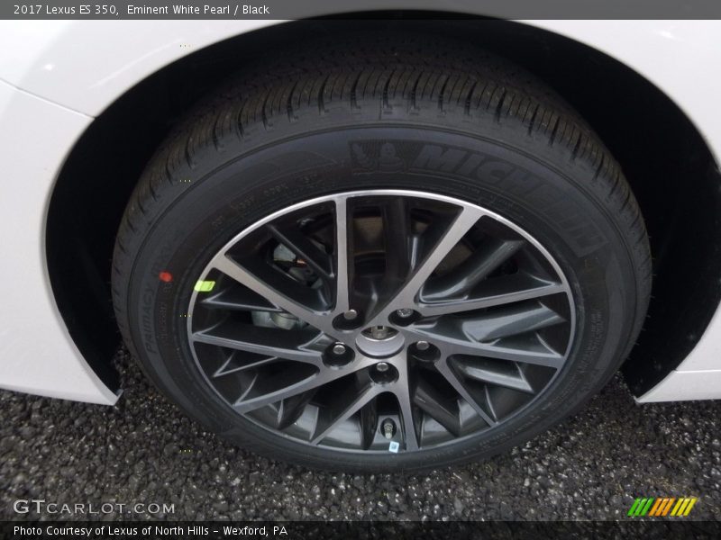 Eminent White Pearl / Black 2017 Lexus ES 350