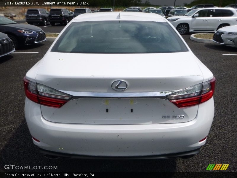 Eminent White Pearl / Black 2017 Lexus ES 350