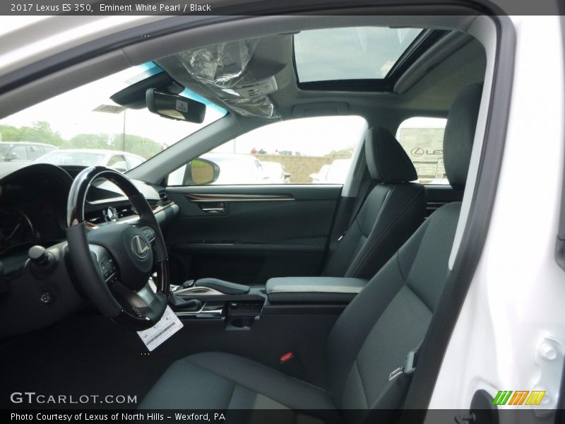 Eminent White Pearl / Black 2017 Lexus ES 350