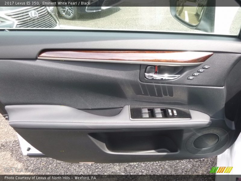 Eminent White Pearl / Black 2017 Lexus ES 350