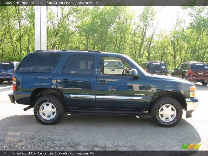 Blue Green Crystal / Neutral/Shale 2005 GMC Yukon SLE 4x4