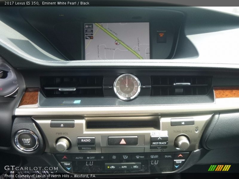 Eminent White Pearl / Black 2017 Lexus ES 350