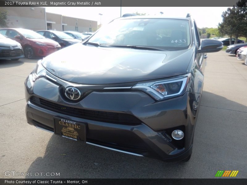 Magnetic Gray Metallic / Ash 2017 Toyota RAV4 XLE