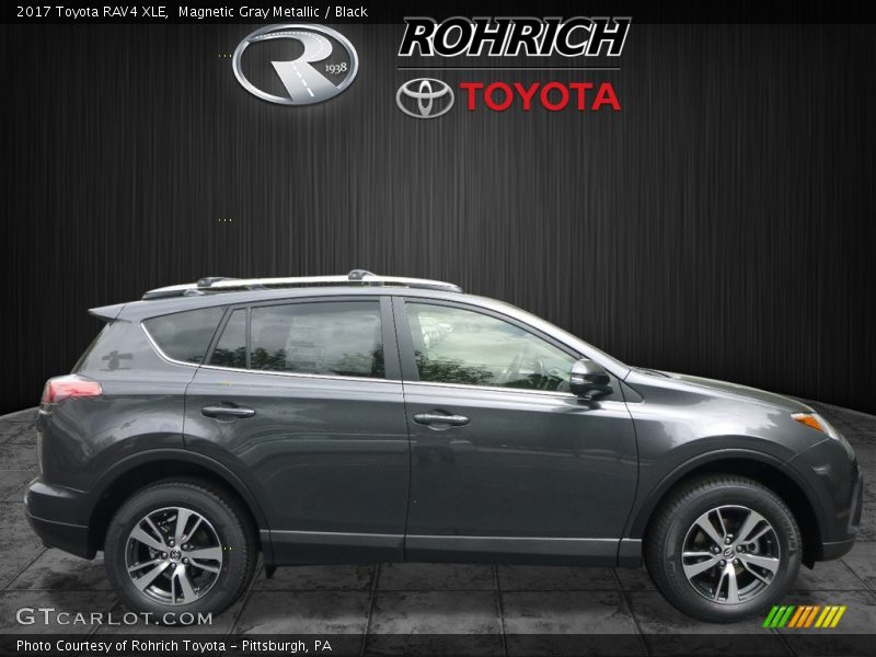 Magnetic Gray Metallic / Black 2017 Toyota RAV4 XLE
