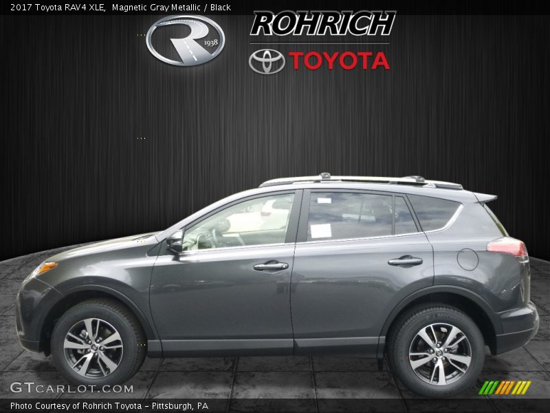 Magnetic Gray Metallic / Black 2017 Toyota RAV4 XLE