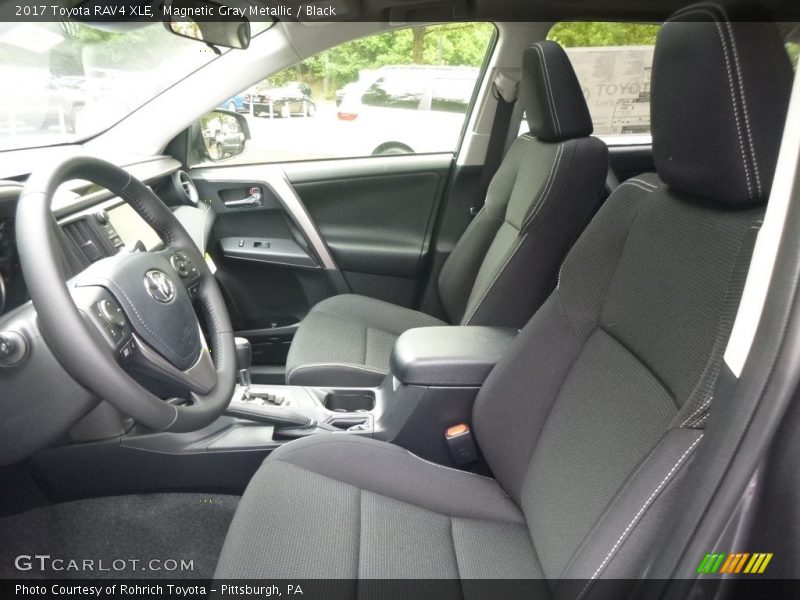 Magnetic Gray Metallic / Black 2017 Toyota RAV4 XLE