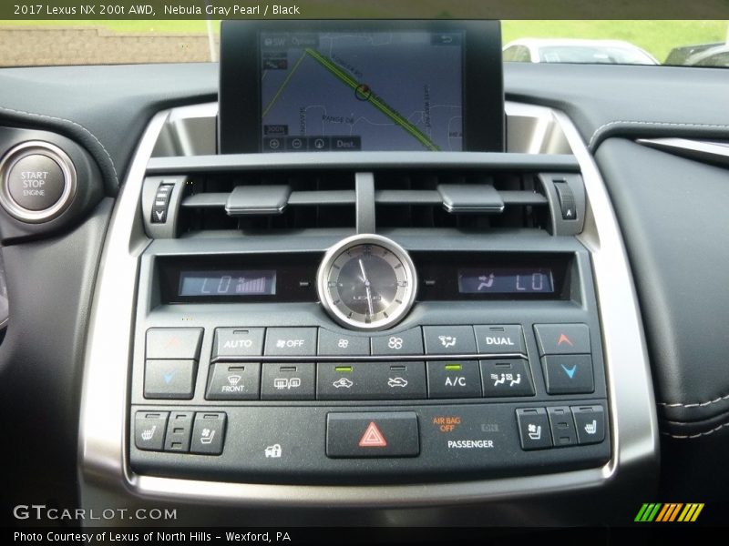 Nebula Gray Pearl / Black 2017 Lexus NX 200t AWD