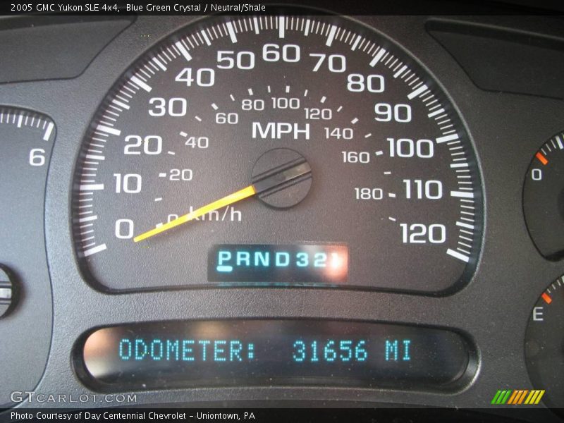 Blue Green Crystal / Neutral/Shale 2005 GMC Yukon SLE 4x4