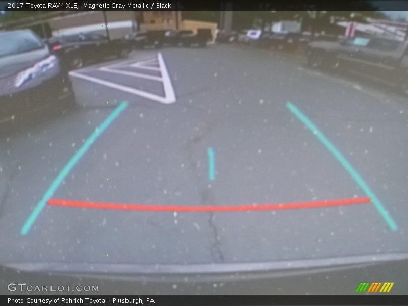 Magnetic Gray Metallic / Black 2017 Toyota RAV4 XLE