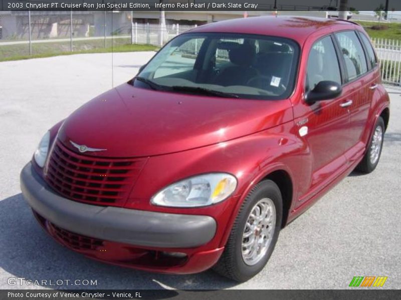 Inferno Red Pearl / Dark Slate Gray 2003 Chrysler PT Cruiser Ron Jon Special Edition