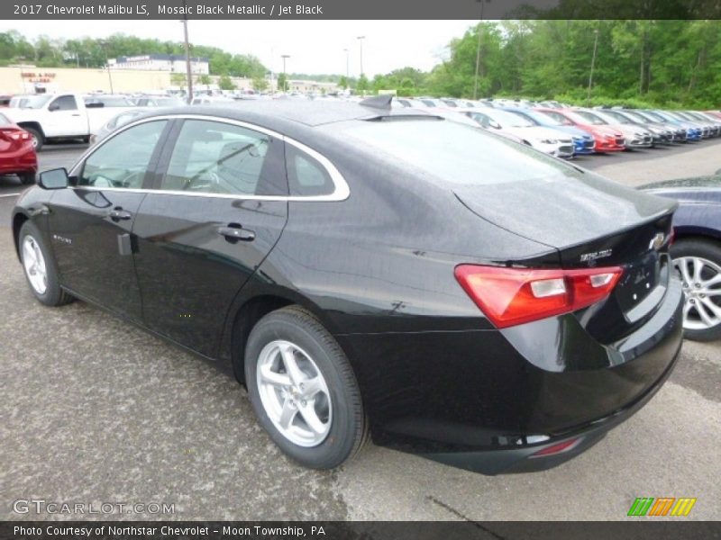 Mosaic Black Metallic / Jet Black 2017 Chevrolet Malibu LS