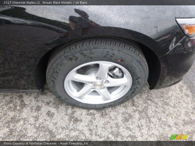 Mosaic Black Metallic / Jet Black 2017 Chevrolet Malibu LS