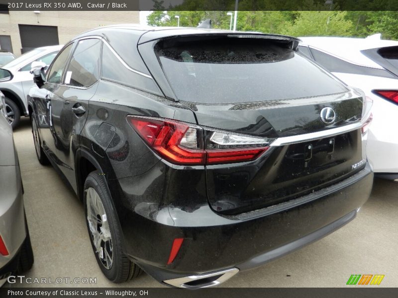 Caviar / Black 2017 Lexus RX 350 AWD