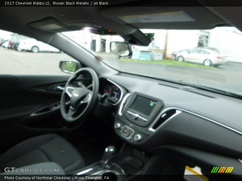 Mosaic Black Metallic / Jet Black 2017 Chevrolet Malibu LS