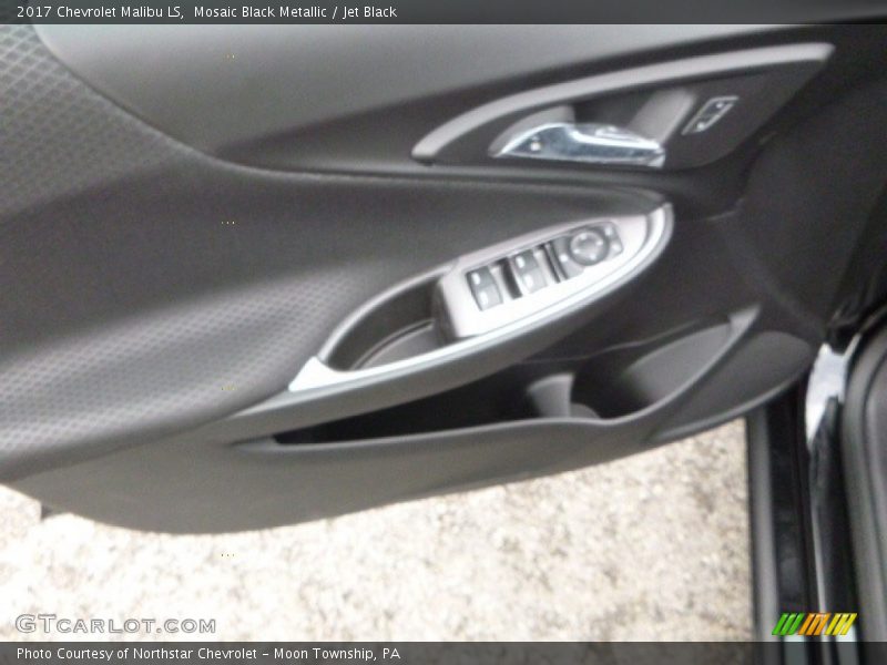 Mosaic Black Metallic / Jet Black 2017 Chevrolet Malibu LS