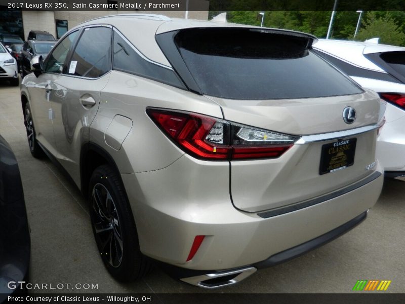 Satin Cashmere Metallic / Parchment 2017 Lexus RX 350