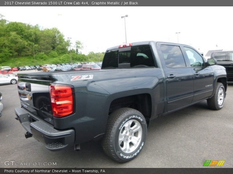 Graphite Metallic / Jet Black 2017 Chevrolet Silverado 1500 LT Crew Cab 4x4