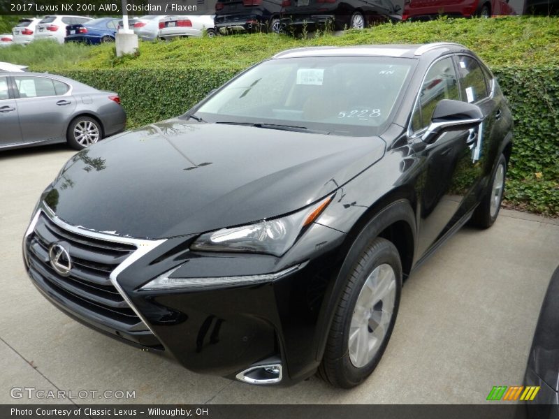 Obsidian / Flaxen 2017 Lexus NX 200t AWD