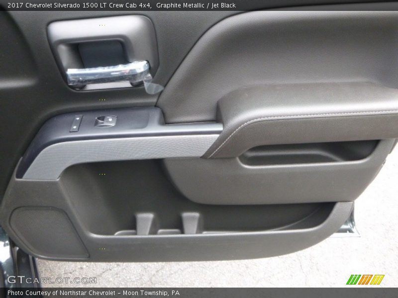 Graphite Metallic / Jet Black 2017 Chevrolet Silverado 1500 LT Crew Cab 4x4