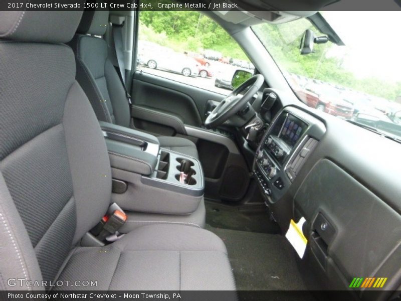 Graphite Metallic / Jet Black 2017 Chevrolet Silverado 1500 LT Crew Cab 4x4