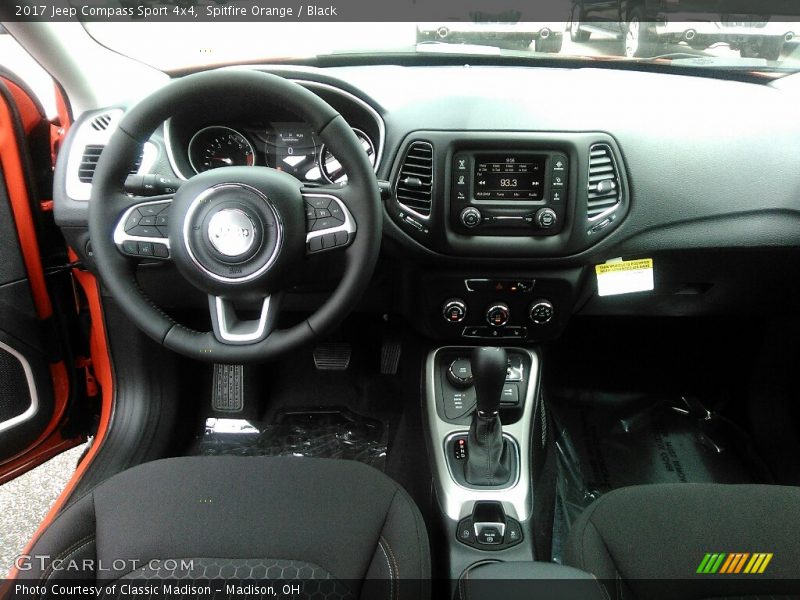 Spitfire Orange / Black 2017 Jeep Compass Sport 4x4