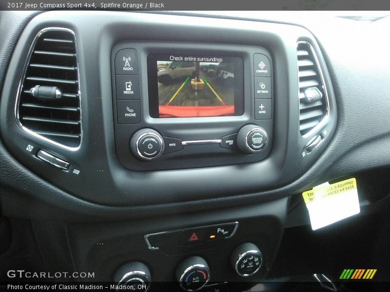 Spitfire Orange / Black 2017 Jeep Compass Sport 4x4