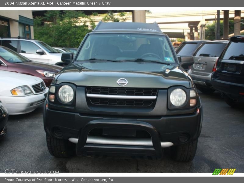 Canteen Metallic Green / Gray 2004 Nissan Xterra XE 4x4