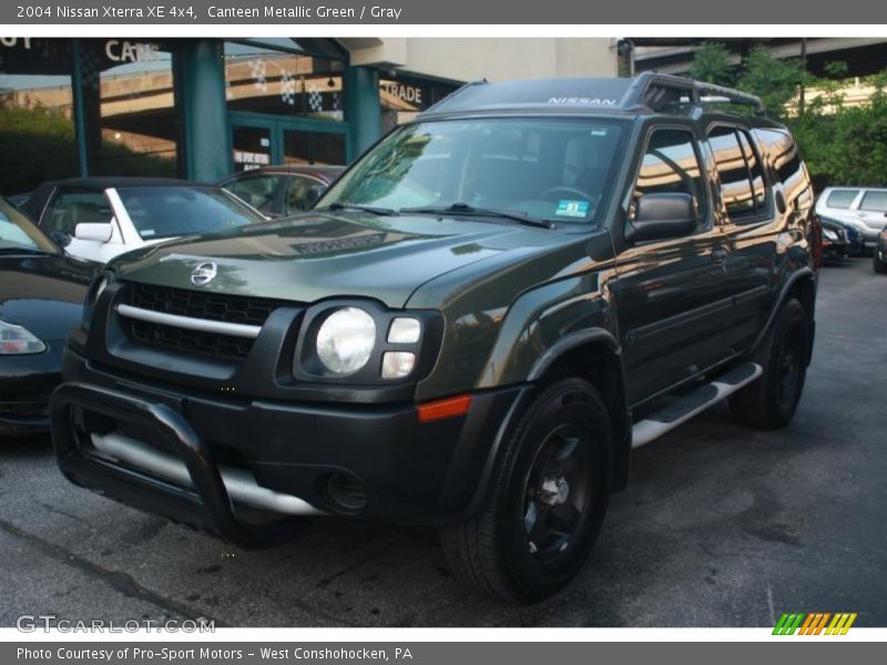 Canteen Metallic Green / Gray 2004 Nissan Xterra XE 4x4