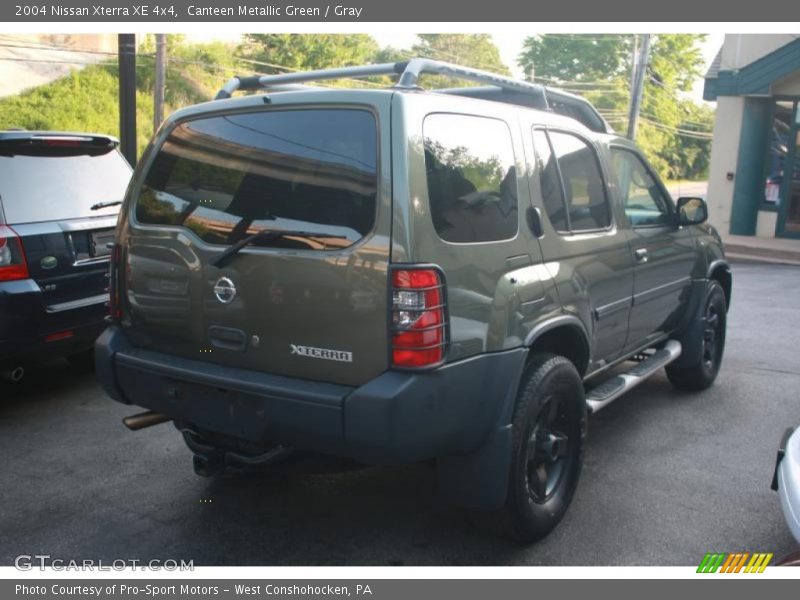 Canteen Metallic Green / Gray 2004 Nissan Xterra XE 4x4