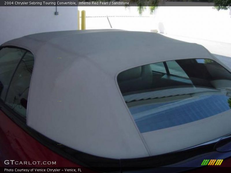 Inferno Red Pearl / Sandstone 2004 Chrysler Sebring Touring Convertible