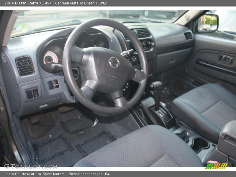 Canteen Metallic Green / Gray 2004 Nissan Xterra XE 4x4