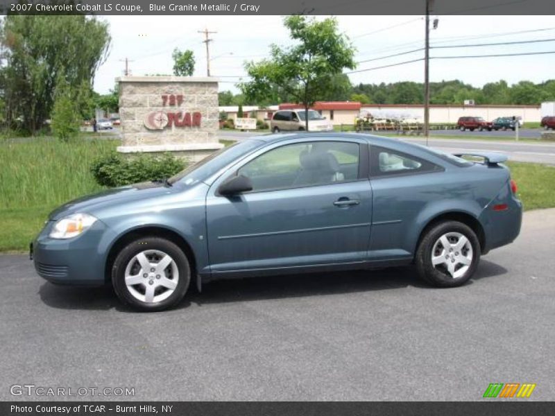 Blue Granite Metallic / Gray 2007 Chevrolet Cobalt LS Coupe