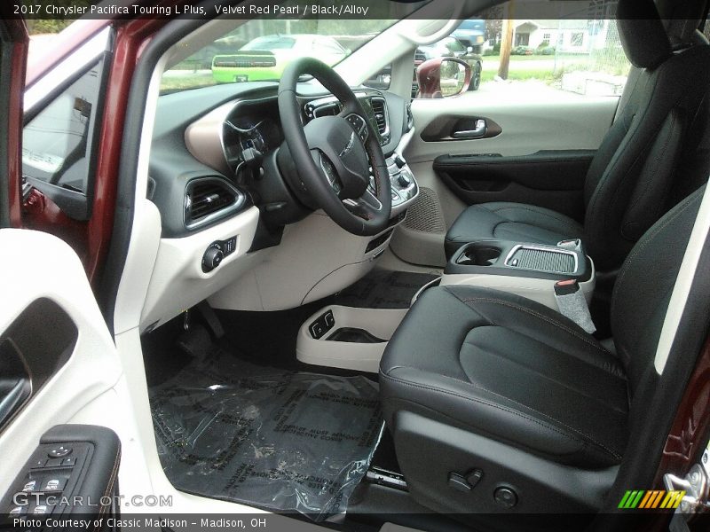 Velvet Red Pearl / Black/Alloy 2017 Chrysler Pacifica Touring L Plus