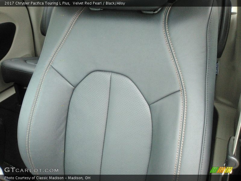 Velvet Red Pearl / Black/Alloy 2017 Chrysler Pacifica Touring L Plus