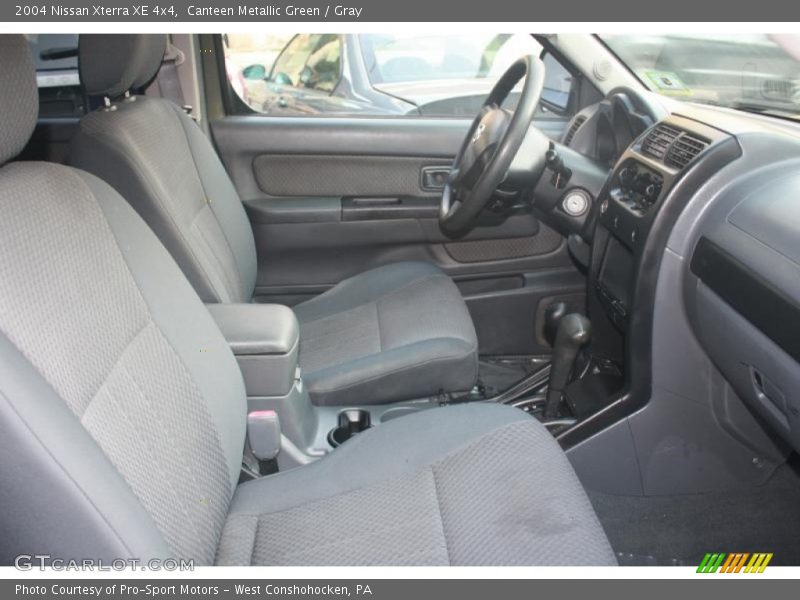 Canteen Metallic Green / Gray 2004 Nissan Xterra XE 4x4