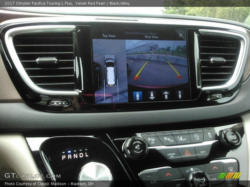 Velvet Red Pearl / Black/Alloy 2017 Chrysler Pacifica Touring L Plus
