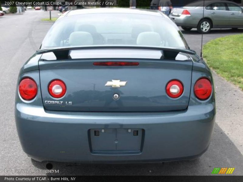 Blue Granite Metallic / Gray 2007 Chevrolet Cobalt LS Coupe