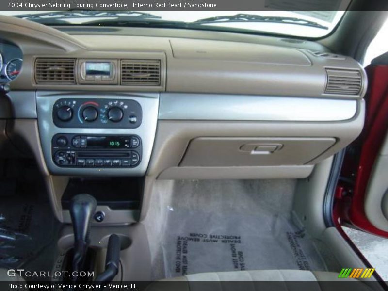 Inferno Red Pearl / Sandstone 2004 Chrysler Sebring Touring Convertible