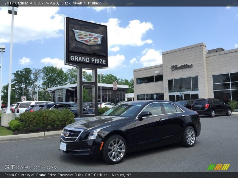 Black Raven / Jet Black 2017 Cadillac ATS Luxury AWD