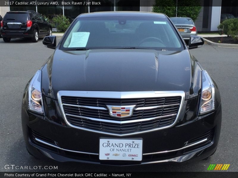Black Raven / Jet Black 2017 Cadillac ATS Luxury AWD
