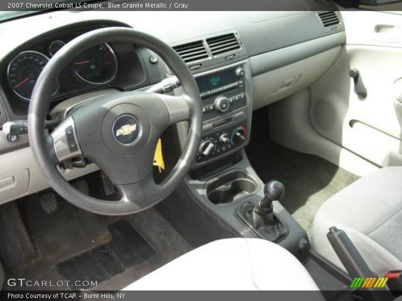 Blue Granite Metallic / Gray 2007 Chevrolet Cobalt LS Coupe