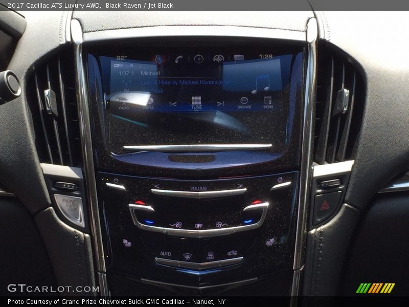 Black Raven / Jet Black 2017 Cadillac ATS Luxury AWD