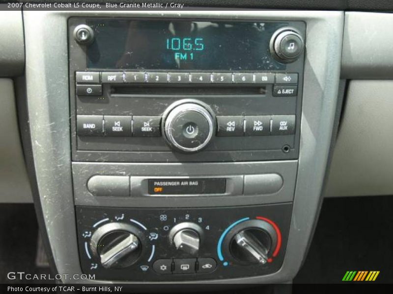 Blue Granite Metallic / Gray 2007 Chevrolet Cobalt LS Coupe